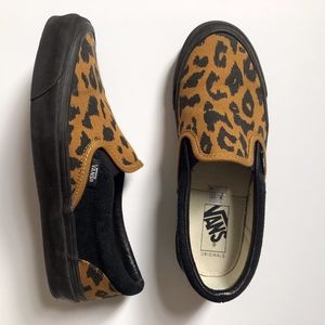 VANS LEOPARD PRINT SLIP ON